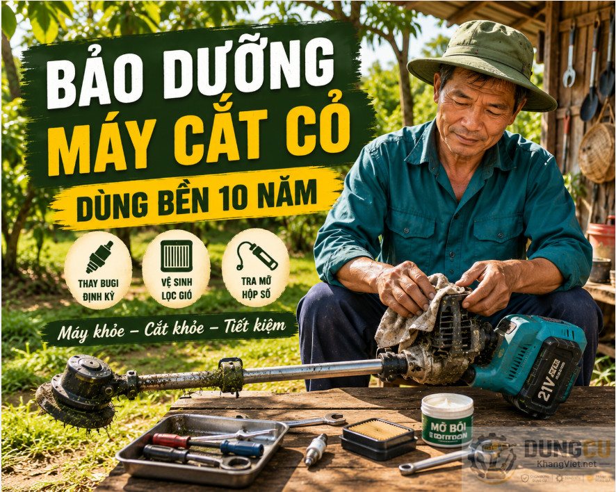 Bao duong may cat co dung cach xai ben lau